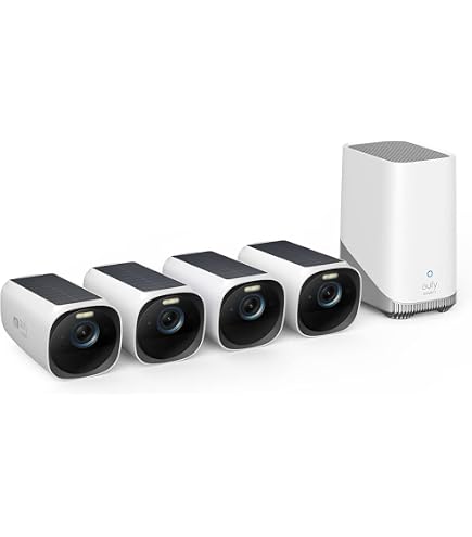 Amazon.com: eufy Security eufyCam S330 (eufyCam 3) 6-Cam Kit